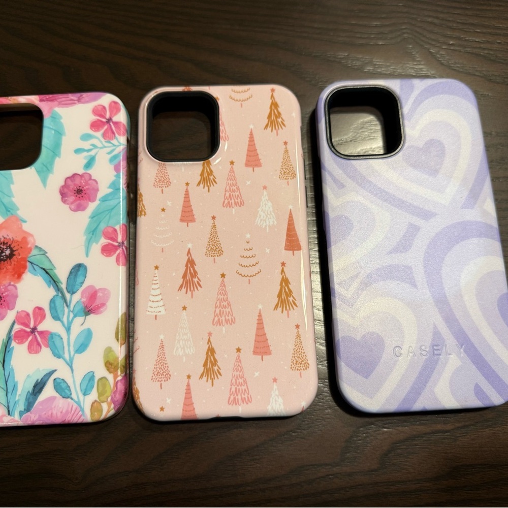 Pink and Purple iPhone Cases with Protective Design